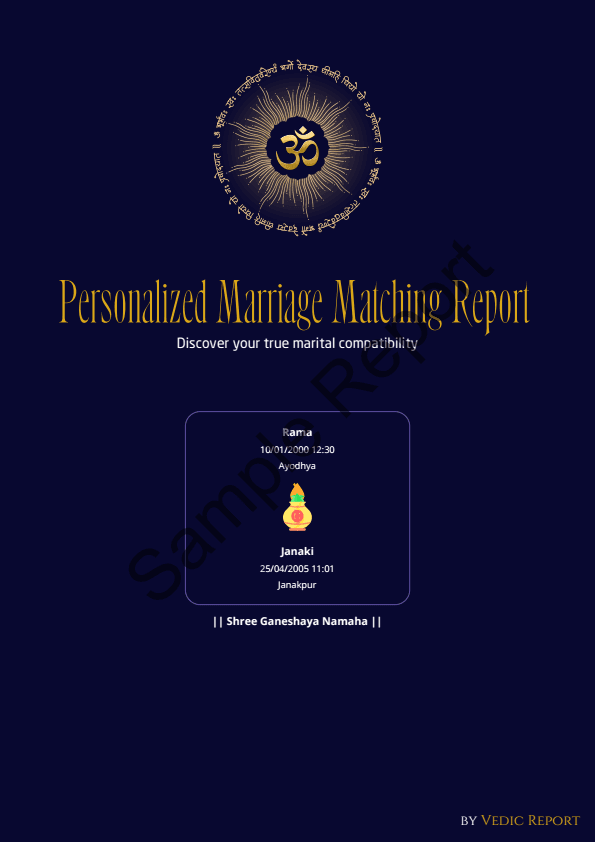Sample report page 1