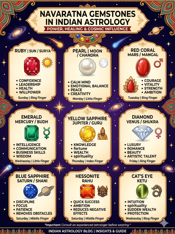 Gemstones in Astrology: Meaning, Benefits, and How to Choose