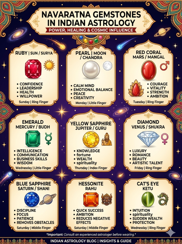 Gemstones in Astrology: Meaning, Benefits, and How to Choose