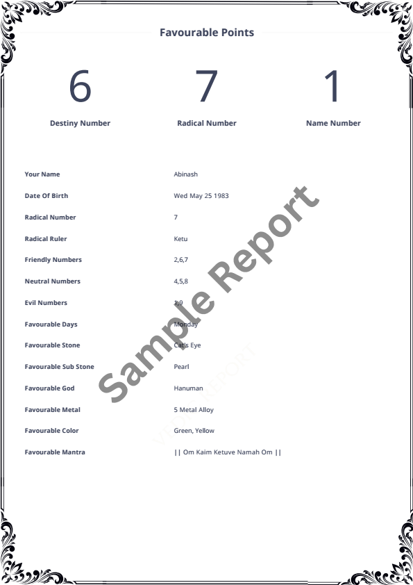 Sample report page 11