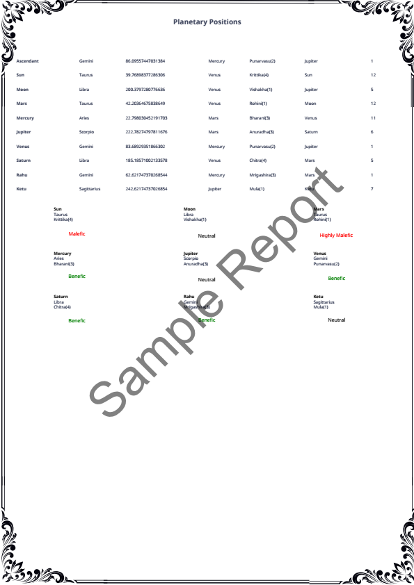 Sample report page 3