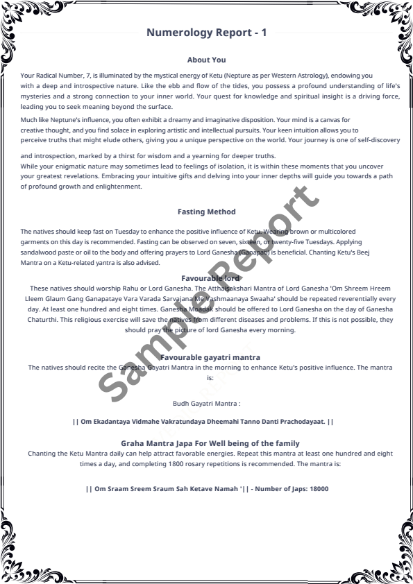 Sample report page 10