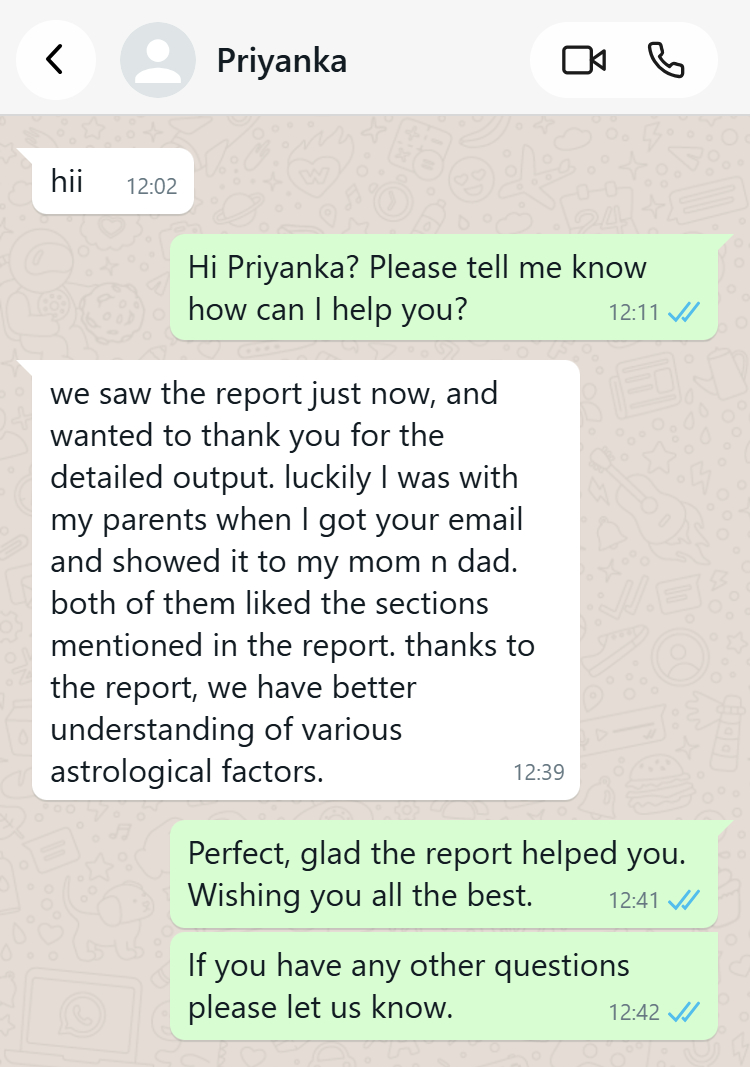 Customer testimonial from Priyanka